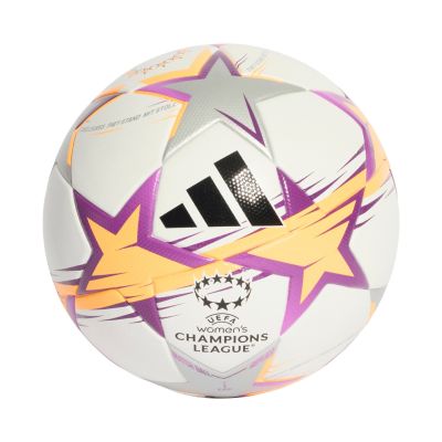 adidas UCL Frauenliga 26/27 Ligaphase Fußball Weiß/Orange/Silber KE5142