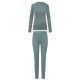 8. VIKING Gasher Lady Set Merino Damen Unterwäsche Größe S grün