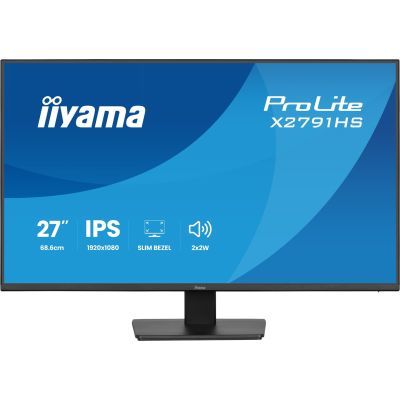 10. iiyama ProLite X2791HS-B1 Computermonitor 68,6 cm (27") 1920 x 1080 px Full HD LED Schwarz