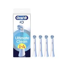 Oral-B iO UltimateClean Zahnbürstenköpfe, weiß, 4 Stück