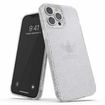 Adidas OR Protective Clear Case Glitter für iPhone 13 Pro Max - Transparent Silber