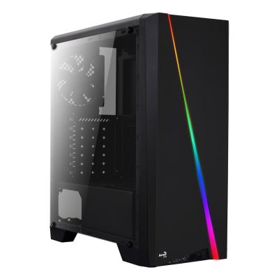 6. Aerocool PGS CYLON AEROPGSCYLON-BK Gehäuse (ATX, Micro-ATX, Mini-ITX; schwarz)