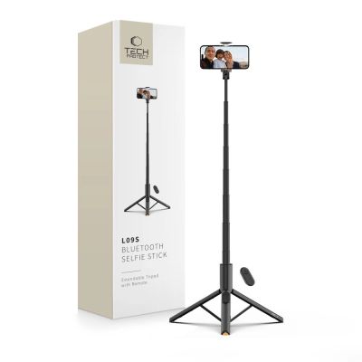Selfie-Stick Tech-Protect L09S mit Stativ - Schwarz