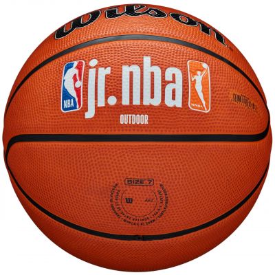 5. Wilson Jr NBA Logo Auth Outdoor-Basketball WZ3011801XB6