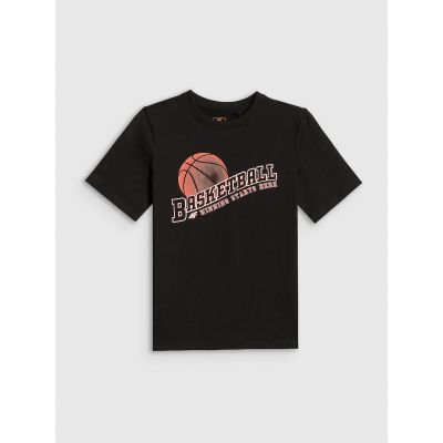5. Normales bedrucktes Jungen-T-Shirt 4F 4FJRSS26TTSHM4278-20S