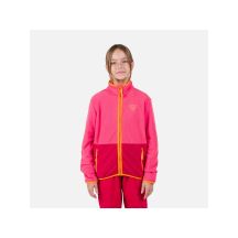 Rossignol Jr Strawpile Fleece Fz Rosa Sweatshirt