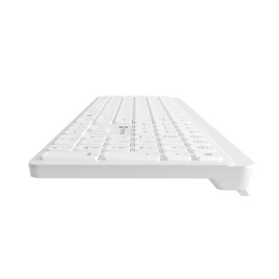 7. NATEC TANG US kabellose Tastatur BT + 2,4 GHz, leise, Slim, weiß