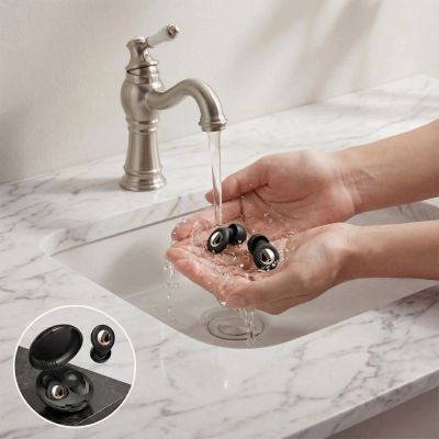 5. Tech-Protect QuietFit Silikon-Ohrstöpsel mit Akustikfilter – Schwarz