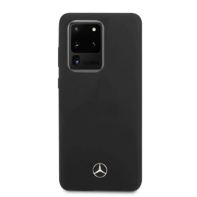 3. Mercedes MEHCS69SILSB S20 Ultra G988 hard case czarny/black Silicone Line