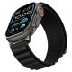 8. Armband Spigen WBF1 Armband für Apple Watch 44 / 45 / 46 / 49 mm - Schwarz