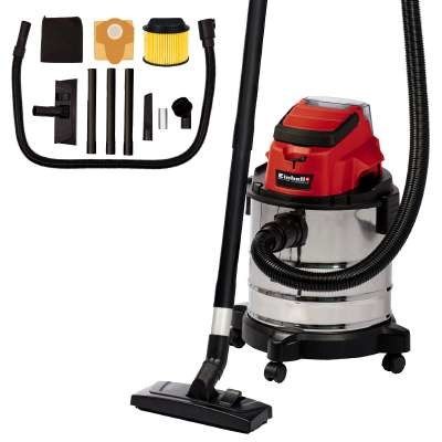 5. EINHELL TC-VC 18/20 Li S Solo Werkstattsauger 2347130 (silber)