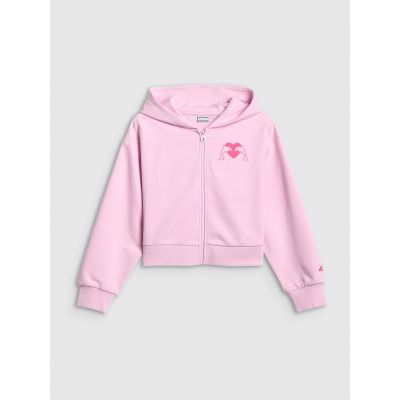 8. Lockerer Mädchen-Sweatshirt mit Kapuze 4F 4FJRSS26TSWSF2936-56S
