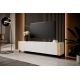 3. FARO TV-Schrank 200x42x52 weiß matt + Eiche