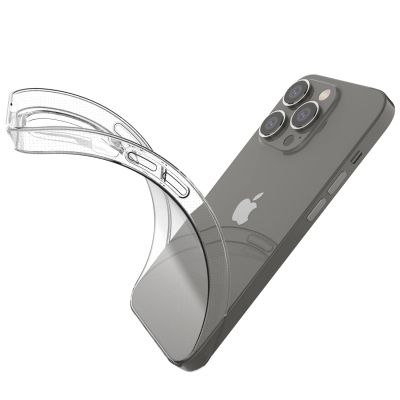 8. Ultra Clear 0,5 mm iPhone 14 Pro Cover Gel transparent