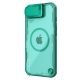 3. Nillkin Iceblade Prop Magnethülle mit Kameraabdeckung und Ständer für iPhone 16e / 17e – Grün