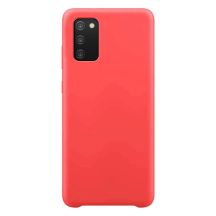 Silicone Case Flexibel Gummi Handyhülle Silikon Schutzhülle für Samsung Galaxy A03s rot