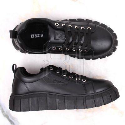 8. Big Star W INT1919 schwarze Plateauschuhe