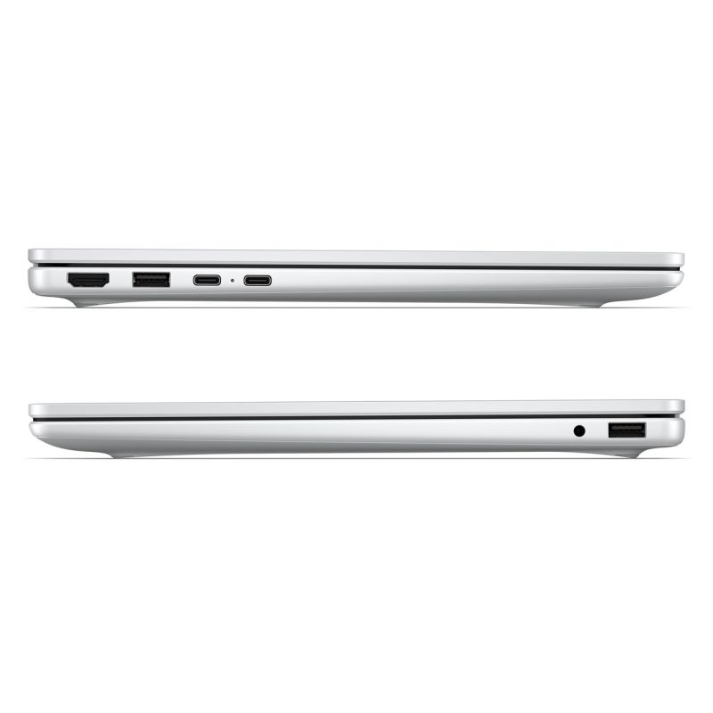 10. HP OmniBook 3 14-hu0012nwx, Intel Core 3 100U, 14 Zoll, 2K IPS-Display (300 Nits), 8 GB DDR5-RAM (5200 MHz), 256 GB SSD, Intel-Grafikkarte, 1080p-Kamera, 41 Wh Festplatte, Windows 11, Gletschersilber