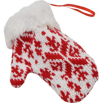 3. Handschuhanhänger, 12 cm, weiß, als Geschenkidee