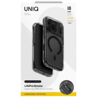 5. Uniq Lifepro Xtreme Hülle für iPhone 18 Pro / 17 Pro - Schwarz