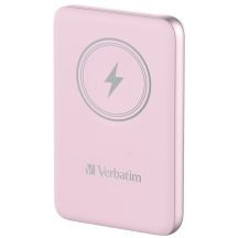 Verbatim Charge 'n' Go Lithium-Polymer-Akku (LiPo) 10000 mAh, kabelloses Laden, Pink