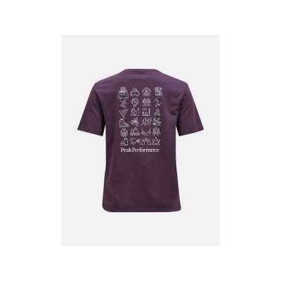 8. Peak Performance W Explore Graphic Tee Lila