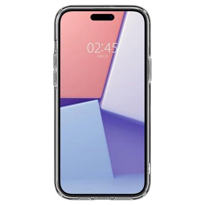 8. Spigen Crystal Hybrid-Hülle für iPhone 15 Plus – transparent