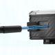 6. Rockbros Q2S LED-Fahrradrücklicht mit Smart Stop System + USB-C - USB-A Kabel - Schwarz