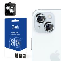 3mk Lens Protection Pro Kameraabdeckung mit blauem Rahmen für iPhone 15