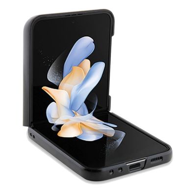 4. Mercedes Urban Lederhülle für Samsung Galaxy Z Flip 5 – Schwarz