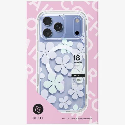 5. Uniq Coehl Mila Magnetische Ladehülle für iPhone 18 Pro Max / 17 Pro Max – Blau