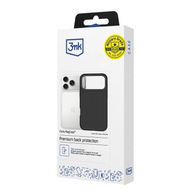 22. 3mk Fortis MagCase für iPhone 17 Pro – Schwarz