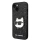 2. Karl Lagerfeld KLHCP14MG2CPK iPhone 14 Plus 6,7" schwarz/schwarzes Hardcase Glitter Choupette Patch