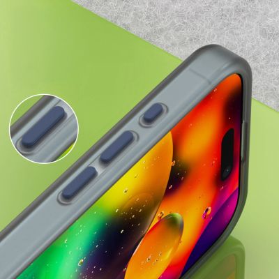 7. Magnetische Schleifhülle für iPhone 17, kompatibel mit MagSafe – Mattblau