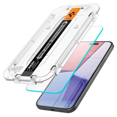Spigen Glas.tR EZ Fit gehärtetes Glas für iPhone 15 Plus / 16 Plus - 2 Stk.