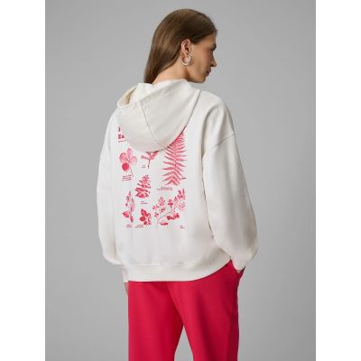 2. Lockerer Damen-Sweatshirt mit Kapuze 4F 4FRSS26TSWSF2836-11S