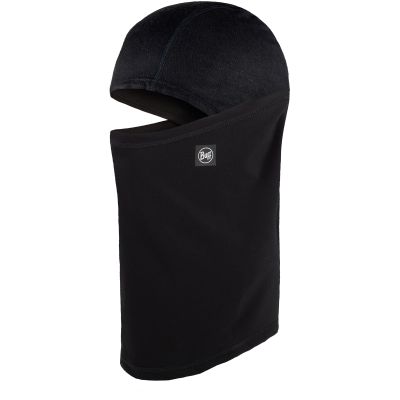 Sturmhaube BUFF MERINO MW HINGED BALACLAVA SOLID BLACK