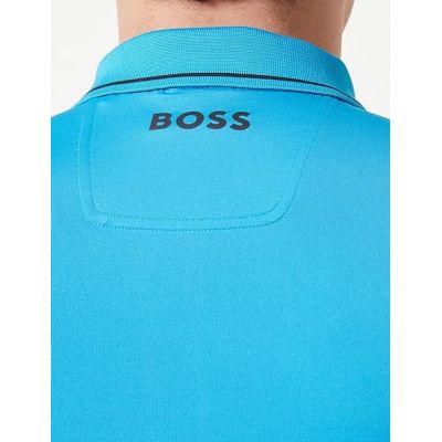6. BOSS Paul Pro Herren Türkis/Aqua Slim Fit Poloshirt (50506203-442)