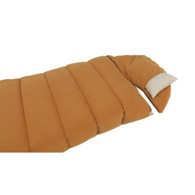 3. Outwell 230506 Schlafsack für Erwachsene, halbrechteckig, Baumwolle, Nylon, Polyester, recyceltes Polyester, Gelb