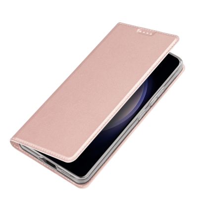 4. Dux Ducis Skin Pro Hülle für Samsung S24+ mit Klappe - Rosa