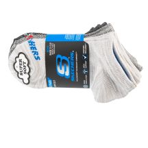 Skechers 6er-Pack Jungen-Socken ohne Frottee S112222-GRY Grau 31-34