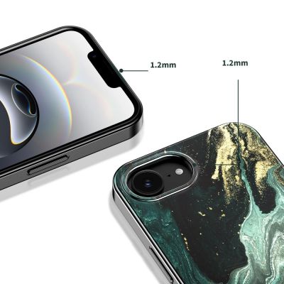 3. Tech-Protect Lamano MagSafe Hülle für iPhone 16e / 17e - Schwarz und Grün