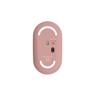 3. Logitech Pebble 2 Combo Tastatur und Maus (universell, kabellos per Funk + Bluetooth, QWERTZ-Tastatur, amerikanische und internationale Tastatur, Pink)