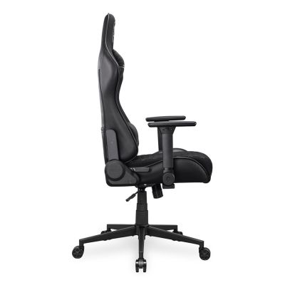 4. COUGAR CGR-A2F-GLB Universal-Gamingstuhl mit gepolsterter, bezogener Sitzfläche, Schwarz, Gold