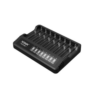 6. XTAR Ladegerät für Li-Ion 3,6 V / 3,7 V / 1,5 V und 1,2 V Ni-MH Akkus - 8 Kanäle MX8