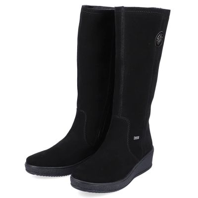 16. Rieker W R237 wasserdichte Nubukstiefel mit Schaffellfutter