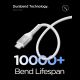 5. Spigen EB10010CCA Essential USB-C / USB-C 100W 100CM Kabel - Weiß