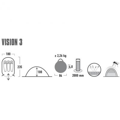 5. High Peak Vision 3 Zelt 10290