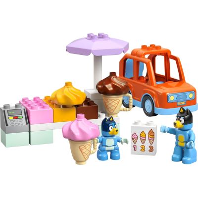 3. LEGO DUPLO Bluey 10458 Eiscreme-Ausflug mit Blue