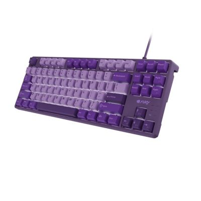5. FURY KANABO K2 US Gaming-Tastatur, weiße Beleuchtung, mechanisch, violett